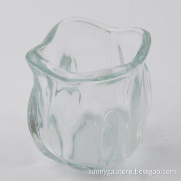 Glass Jar, Votive Candle Holder, Available in Various Colors, Sized 14.8 x 14.6 x 7.8cm